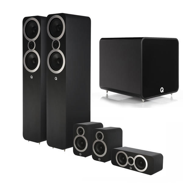 Q Acoustics - QA 3050i/3010i/3090Ci/QB12 GLOSS - Black