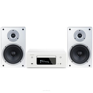 Zestaw mini wieża stereo z Wi-Fi: DENON - RCDN-10 + kolumna podstawkowa Wilson Raptor 3