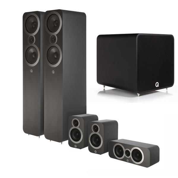 Q Acoustics - QA 3050i/3010i/3090Ci/QB12 - Graphite 