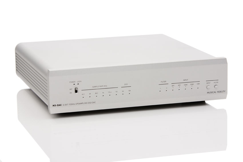 Musical Fidelity MX-DAC Przetwornik cyfrowo-analogowy DAC z DSD 32bit/192kHz Srebrny