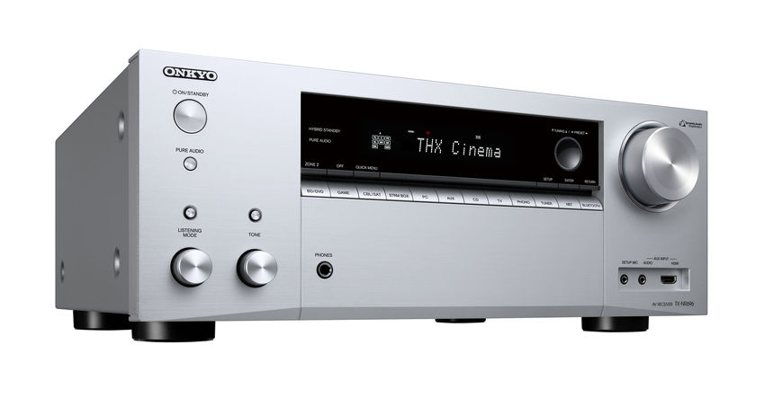 Onkyo TX-NR696 srebrny amplituner kina domowego